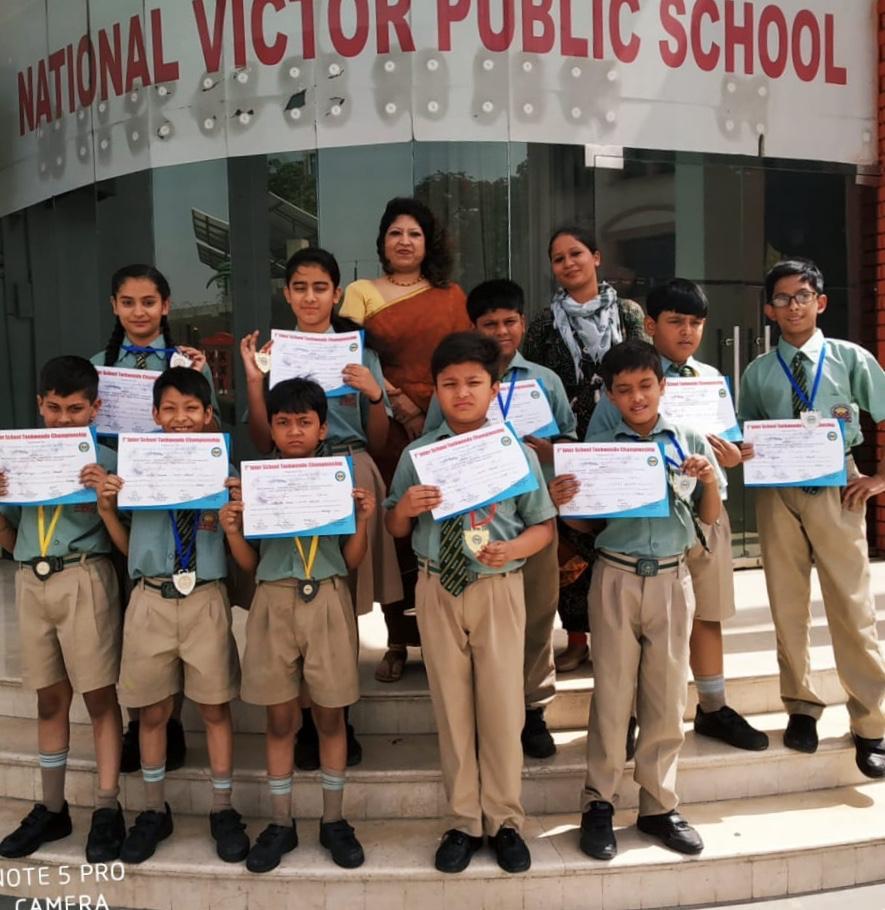 Interschool Taekwondo winners