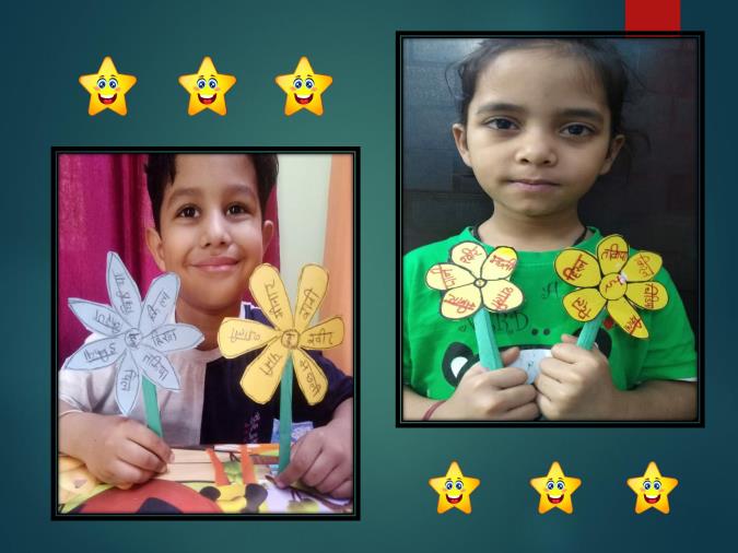 CLASS - Ist ACTIVITY- CUT AND PASTE SUB - HINDI
