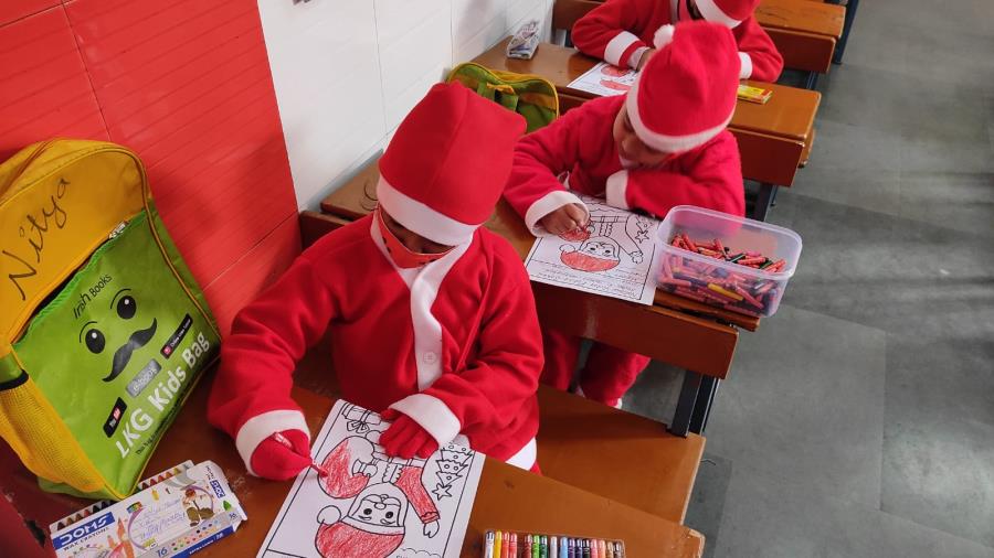 School visit by a Play school @ NVPS VAISHALI