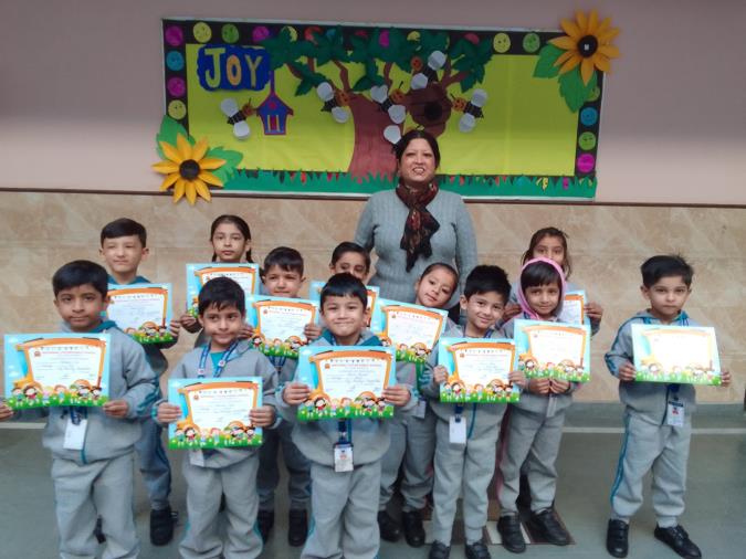 WINNERS OF CLAY MOULDING COMPETITION -NUR TO IInd