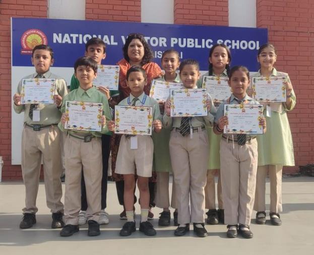Recipients of the Best Maintained Notebook Award-2023-24