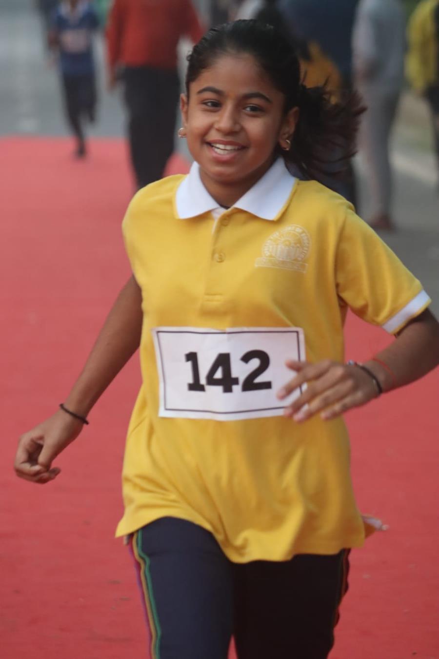 Students of NVPS joined the Run4Noida Marathon