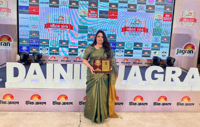 NVPS is Honoured with the prestigious Dainik Jagran Gaurav Ratan Award 2024